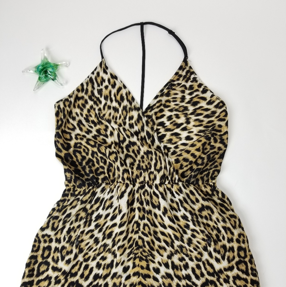 Leopard Print Romper